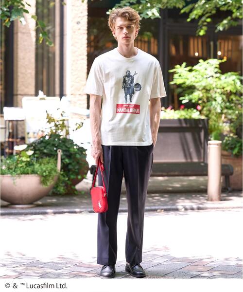 DRESSTERIOR（ドレステリア）の「STAR WARS マンダロリアン Tシャツ（Tシャツ/カットソー・メンズ・グレー/ブラック/ホワイト・90/91/94/92）」の5枚目の写真