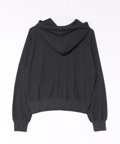ROXY（ロキシー）の「ROXY FITNESS GENTLE FLOW HOODIE コラーゲン・アミノ酸配合 モイストジップフーディ パーカー 【2026年秋冬モデル】/ロキシーフーディー（パーカー・レディース・カモフラージュ/オフホワイト/ブラック系その他・SMALL/MEDIUM/LARGE）」の4枚目の写真