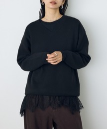 洗濯OK♪【セットアップ対応】大人気シリーズ!【着丈バリエ】格上げVネックニット 秋服 冬服 暖かい 長袖 2サイズ展開 体系カバー お尻が隠れる ウォッシャブルニット