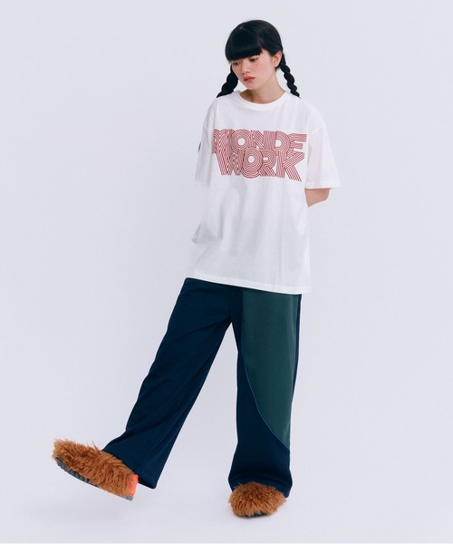 MONDEWORK(モンドワーク)の「MONDEWORKロゴTシャツ(Tシャツ/カットソー・レディース・ブラック/ホワイト/ブルー・L/XL/M)」の17枚目の写真