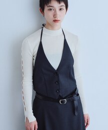 CODE A（コードエー）の「back ribbon vest（ベスト）」