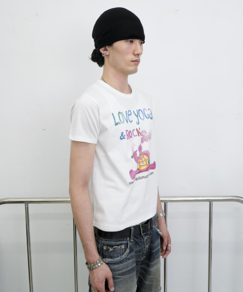MOSQUITO MURDERERS(モスキートマーダラーズ)の「Love yoGa & Rock T-SHIRT -White(Tシャツ/カットソー・メンズ・その他・2/3/1)」の5枚目の写真