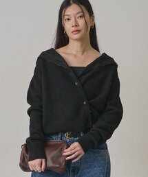 Omekashi（オメカシ）の「レースフーディニットカーディガン（カーディガン/ボレロ）」