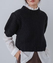 半袖ハンドニット