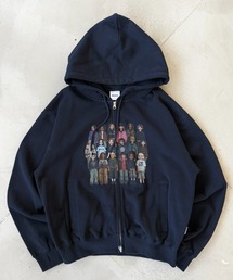 WISH FOR EVER（ウィッシュフォーエバー）の「PIXEL MODEL DESIGN ZIP HOODIE / ピクセルモデルデザインジップフーディ（パーカー）」