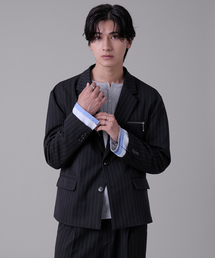 EVOLVERA（エボルヴェラー）の「Layered Single-Tailored Jacket / レイヤードシングルテーラードジャケット（テーラードジャケット）」