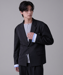 EVOLVERA（エボルヴェラー）の「Layered Single-Tailored Jacket / レイヤードシングルテーラードジャケット（テーラードジャケット）」