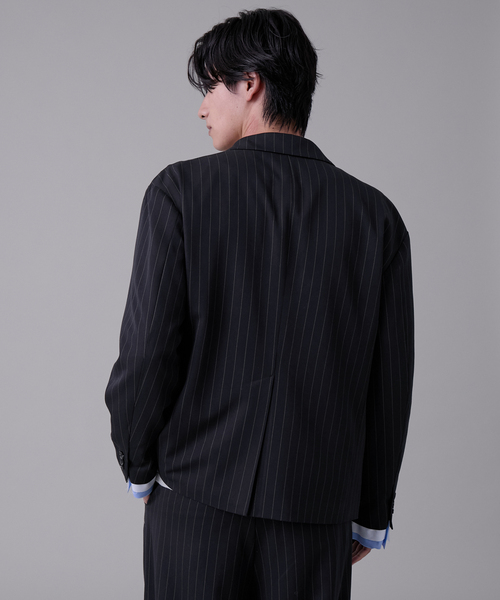 EVOLVERA(エボルヴェラー)の「Layered Single-Tailored Jacket / レイヤードシングルテーラードジャケット(テーラードジャケット・メンズ・ブラック/ネイビー系1・M/L)」の11枚目の写真