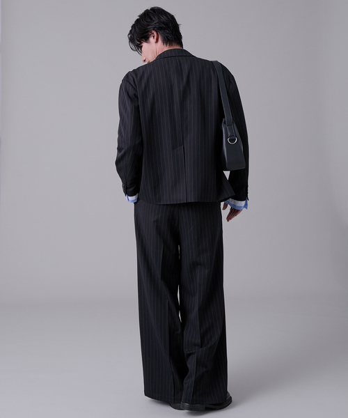EVOLVERA(エボルヴェラー)の「Layered Single-Tailored Jacket / レイヤードシングルテーラードジャケット(テーラードジャケット・メンズ・ブラック/ネイビー系1・M/L)」の19枚目の写真