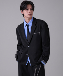 EVOLVERA（エボルヴェラー）の「Layered Single-Tailored Jacket / レイヤードシングルテーラードジャケット（テーラードジャケット）」