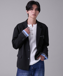 EVOLVERA（エボルヴェラー）の「Layered Single-Tailored Jacket / レイヤードシングルテーラードジャケット（テーラードジャケット）」