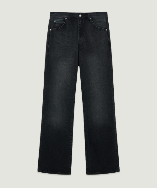 LMOOD WOMEN(エルムード ウーマン)の「レイフレアデニムミッドナイトブラック(デニムパンツ・レディース・その他・34/36/38)」の2枚目の写真