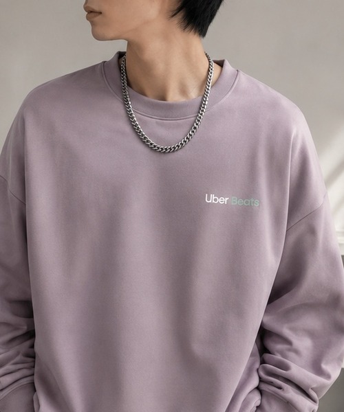 Bling Leads（ブリングリーズ）の「【Bls】 【ZM】【Bling Leads】ダンボールポンチ PTトレーナー（スウェット・メンズ・ホワイト/ブラウン/ブラック/パープル・LARGE/MEDIUM）」の6枚目の写真
