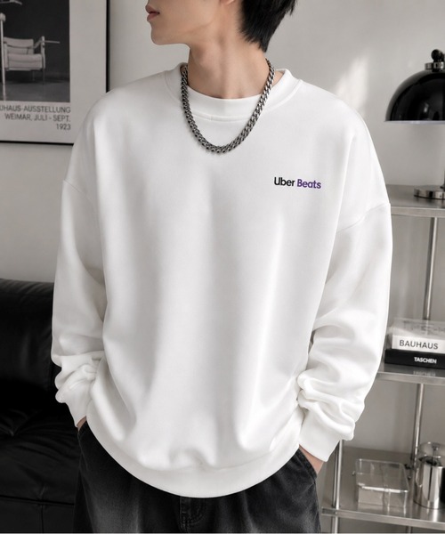 Bling Leads（ブリングリーズ）の「【Bls】 【ZM】【Bling Leads】ダンボールポンチ PTトレーナー（スウェット・メンズ・ホワイト/ブラウン/ブラック/パープル・LARGE/MEDIUM）」の10枚目の写真