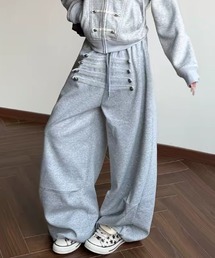 AsRiRe（アスリレイ）の「26aw ナポレオデザイン/ユニセックススウェットワイドパンツ（スウェットパンツ）」