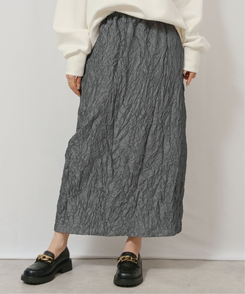 palm RICHE(ポームリシュ)の「ワッシャーSK(スカート・レディース・ブラック/グレー・M)」の3枚目の写真