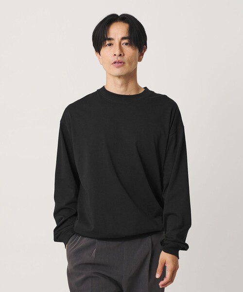 BEAUTY&YOUTH UNITED ARROWS(ビューティーアンドユースユナイテッドアローズ)の「リファインド コットン スウェット(Tシャツ/カットソー・メンズ・ライトグレー/ブラック/ホワイト/ライム・XL/S/M/L)」の6枚目の写真