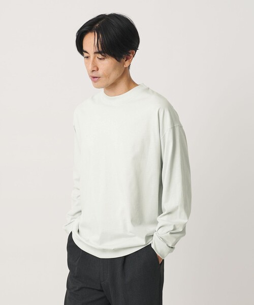 BEAUTY&YOUTH UNITED ARROWS(ビューティーアンドユースユナイテッドアローズ)の「リファインド コットン スウェット(Tシャツ/カットソー・メンズ・ライトグレー/ブラック/ホワイト/ライム・XL/S/M/L)」の21枚目の写真