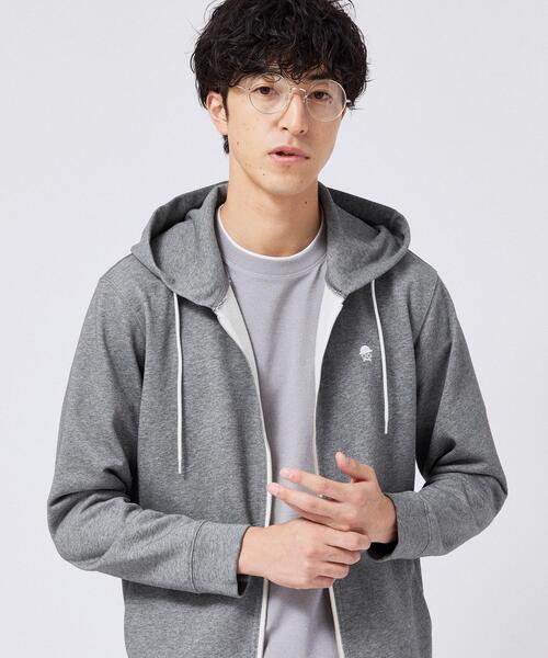 TAKEO KIKUCHI(タケオキクチ)の「【LIMITED】裏毛フーテッドパーカー(Tシャツ/カットソー・メンズ・ブラック/ダークグレー/ネイビー・02/01/04/03)」の5枚目の写真
