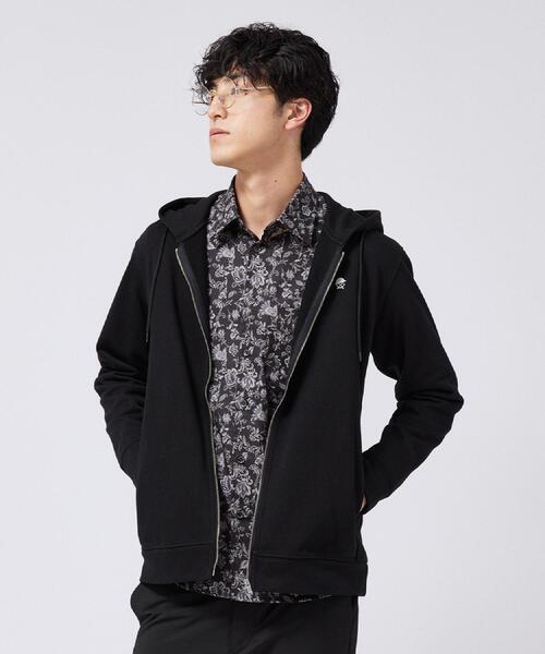 TAKEO KIKUCHI(タケオキクチ)の「【LIMITED】裏毛フーテッドパーカー(Tシャツ/カットソー・メンズ・ブラック/ダークグレー/ネイビー・02/01/04/03)」の13枚目の写真