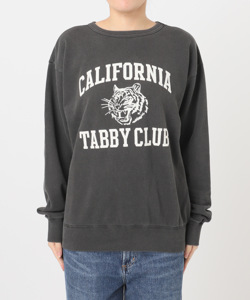 MIXTA(ミクスタ)の「MIXTA/ミクスタ 別注 CALIFORNIA TABBY CLUB CREW スウェット(Tシャツ/カットソー・レディース・ブラック/チャコールグレー/ネイビー・MEDIUM)」の21枚目の写真