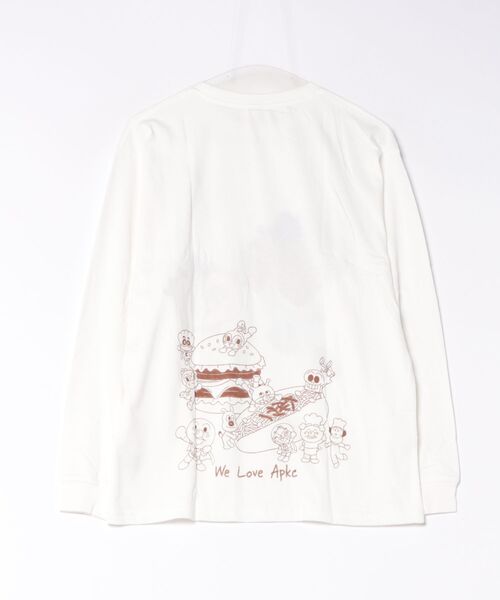 ANPANMAN KIDS COLLECTION(アンパンマンキッズコレクション)の「ハンバーガーキッドとやきそばパンマン長袖Tシャツ大人(Tシャツ/カットソー・メンズ・オフホワイト・S/M/L/LL)」の7枚目の写真