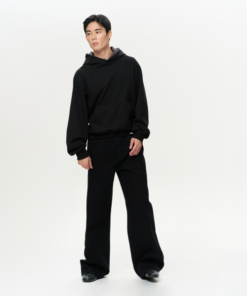 ERA(エラ)の「UNISEX ERA COLOR LAYERED HOODIE - BLACK(パーカー・レディース・その他・SMALL/MEDIUM/LARGE)」の5枚目の写真