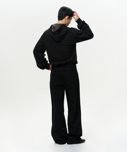 ERA(エラ)の「UNISEX ERA COLOR LAYERED HOODIE - BLACK(パーカー・レディース・その他・SMALL/MEDIUM/LARGE)」の6枚目の写真