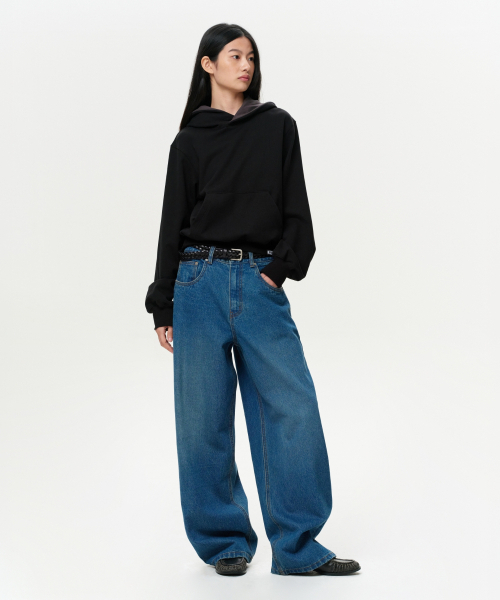 ERA(エラ)の「UNISEX ERA COLOR LAYERED HOODIE - BLACK(パーカー・レディース・その他・SMALL/MEDIUM/LARGE)」の10枚目の写真