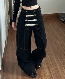 ナポレオンフロント ワイドワークパンツ