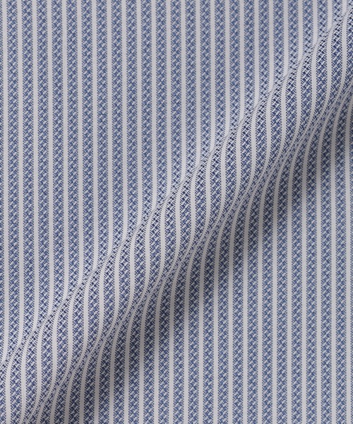 TOKYO SHIRTS（トウキョウシャツ）の「【吸水速乾】【COFREX】 形態安定ノンアイロン レギュラー 長袖ビジネスワイシャツ（ビジネスシャツ・レディース・ネイビー・M/S/L/LL/XL）」の5枚目の写真
