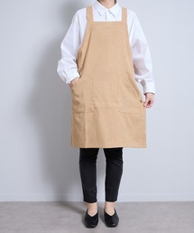COMMON WARE（コモンウェアー）の「URT:コーデュロイ ワンマイル  エプロン 80cm丈（エプロン）」