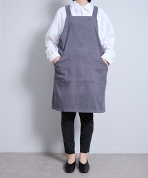 COMMON WARE（コモンウェアー）の「URT:コーデュロイ ワンマイル  エプロン 80cm丈（エプロン）」