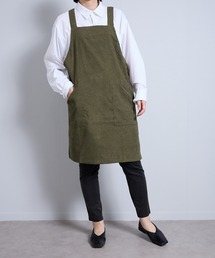 COMMON WARE（コモンウェアー）の「URT:コーデュロイ ワンマイル  エプロン 80cm丈（エプロン）」