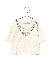 SHIPS KIDS | SHIPS KIDS:フェザー&スター 7分袖 TEE(80～90cm)(Tシャツ/カットソー)