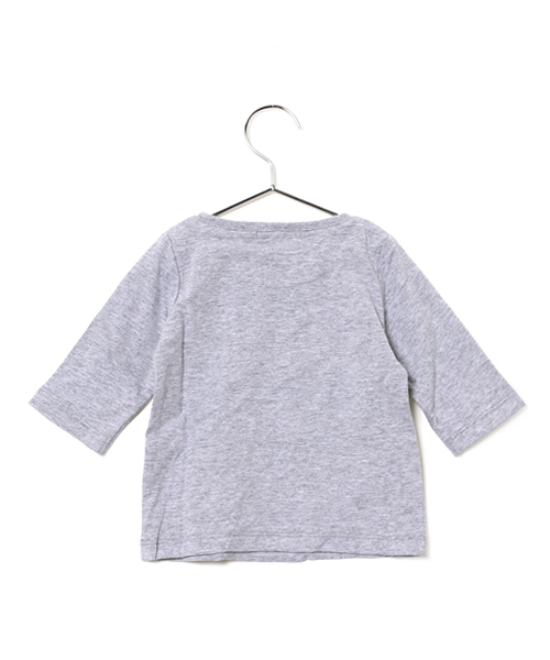SHIPS KIDS（シップスキッズ）の「SHIPS KIDS:フェザー&スター 7分袖 TEE(80～90cm)（Tシャツ/カットソー・キッズ・ナチュラル/グレー・90/80）」の8枚目の写真