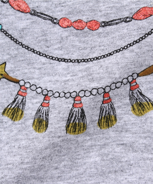 SHIPS KIDS（シップスキッズ）の「SHIPS KIDS:フェザー&スター 7分袖 TEE(80～90cm)（Tシャツ/カットソー・キッズ・ナチュラル/グレー・90/80）」の6枚目の写真