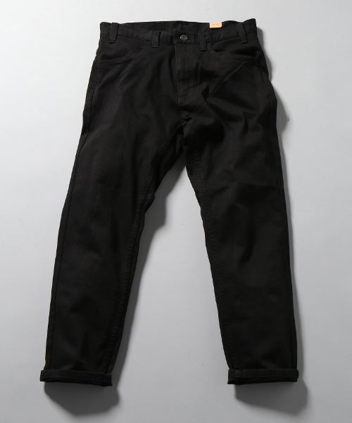 JOURNAL STANDARD（ジャーナルスタンダード）の「ストレッチブラックデニムアンクル#（デニムパンツ・メンズ・ブラックミックス/ブラック系その他/ブラック・SMALL/LARGE/MEDIUM）」の2枚目の写真