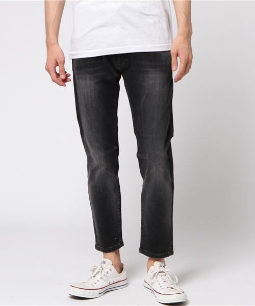 JOURNAL STANDARD（ジャーナルスタンダード）の「ストレッチブラックデニムアンクル#（デニムパンツ・メンズ・ブラックミックス/ブラック系その他/ブラック・SMALL/LARGE/MEDIUM）」の22枚目の写真