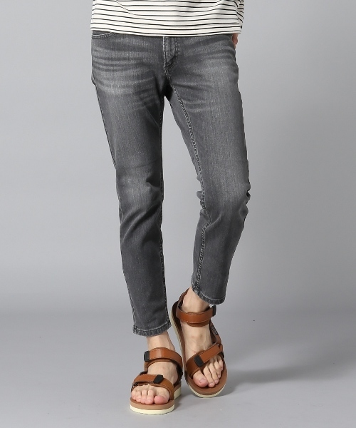 JOURNAL STANDARD（ジャーナルスタンダード）の「ストレッチブラックデニムアンクル#（デニムパンツ・メンズ・ブラックミックス/ブラック系その他/ブラック・SMALL/LARGE/MEDIUM）」の19枚目の写真