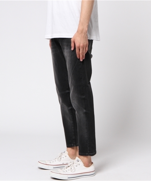 JOURNAL STANDARD（ジャーナルスタンダード）の「ストレッチブラックデニムアンクル#（デニムパンツ・メンズ・ブラックミックス/ブラック系その他/ブラック・SMALL/LARGE/MEDIUM）」の15枚目の写真