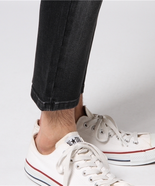 JOURNAL STANDARD（ジャーナルスタンダード）の「ストレッチブラックデニムアンクル#（デニムパンツ・メンズ・ブラックミックス/ブラック系その他/ブラック・SMALL/LARGE/MEDIUM）」の11枚目の写真