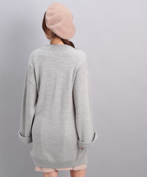 ROPE' PICNIC（ロペピクニック）の「アルパカ混イタリー糸カーディガン（カーディガン/ボレロ・レディース・ピンク/キナリ/ブラック/グレー・38）」の6枚目の写真