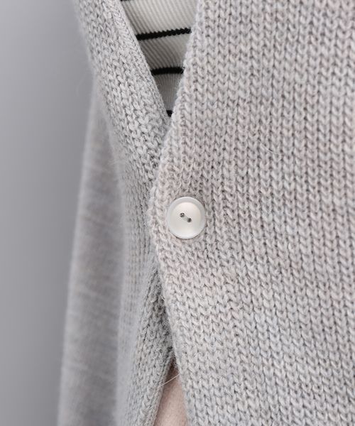 ROPE' PICNIC（ロペピクニック）の「アルパカ混イタリー糸カーディガン（カーディガン/ボレロ・レディース・ピンク/キナリ/ブラック/グレー・38）」の9枚目の写真