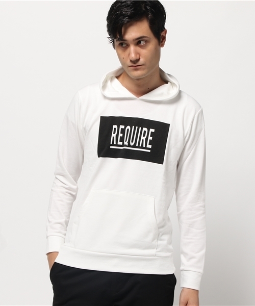 VENCEEXCHANGE(ヴァンスエクスチェンジ)の「ミニ裏毛BOXロゴパーカー(パーカー・メンズ・オフホワイト/ダークグリーン/ブラック・SMALL/LARGE/MEDIUM)」の2枚目の写真