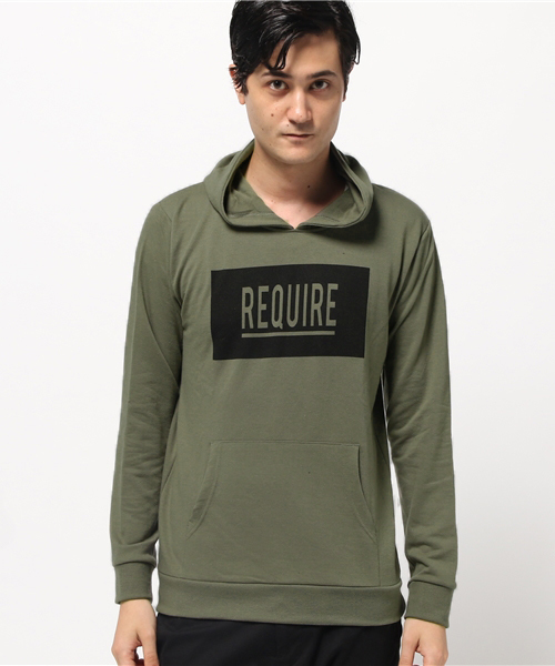 VENCEEXCHANGE(ヴァンスエクスチェンジ)の「ミニ裏毛BOXロゴパーカー(パーカー・メンズ・オフホワイト/ダークグリーン/ブラック・SMALL/LARGE/MEDIUM)」の1枚目の写真