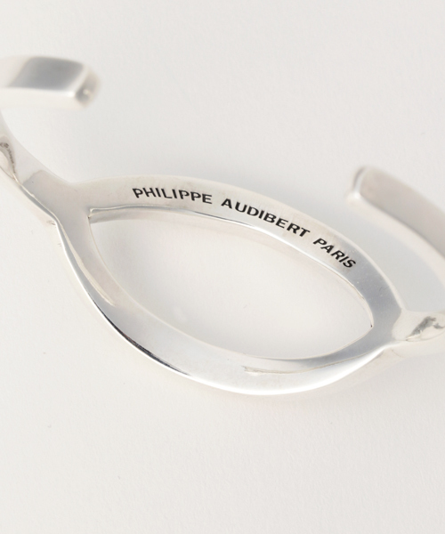 PHILIPPE AUDIBERT（フィリップ オーディベール）の「PHILIPPE AUDIBERT /  Lyroy bracelet s（バングル/リストバンド・レディース・シルバー・FREE）」の3枚目の写真