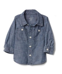 GAP | Gap 1969 長袖シャンブレーシャツ(シャツ/ブラウス)