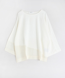 M0472 両面裏毛アシンメトリープルオーバー