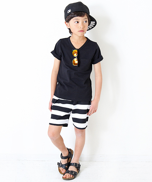 devirock(デビロック)の「総柄裏使いハーフパンツ (その他パンツ・キッズ・ホワイト×ブラック/ホワイト×ネイビー/ネイビー/カモフラージュ/ターコイズブルー/ホワイト系その他/ブルー系その他2/グリーン系その他/レッド系その他/ブルー系その他・100cm/140cm/110cm/130cm/160cm/150cm/120cm)」の11枚目の写真